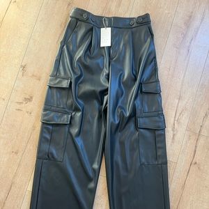 Leather pants size 4